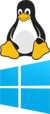 Linux Windows logo