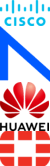 Nokia, Huawei, Cisco, FortiManager logos